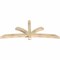 Ekena Millwork Davenport Rough Sawn Timber Gable Bracket, Douglas Fir, 84"W x 35"H x 4"D x 4"F, 10/12 Pitch GBW084X35X0404DAV00RDF - alternate 3